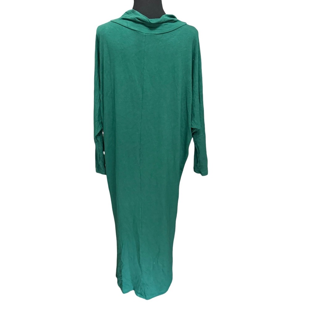 Bryn Walker Ilse Cowl Neck Dolman Sleeve Maxi Dress Green Siro Rayon XS - Picture 2 of 9